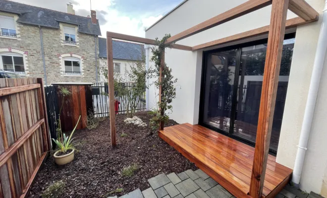 Terrasse en bois, Pleumeleuc, Tendance Naturelle