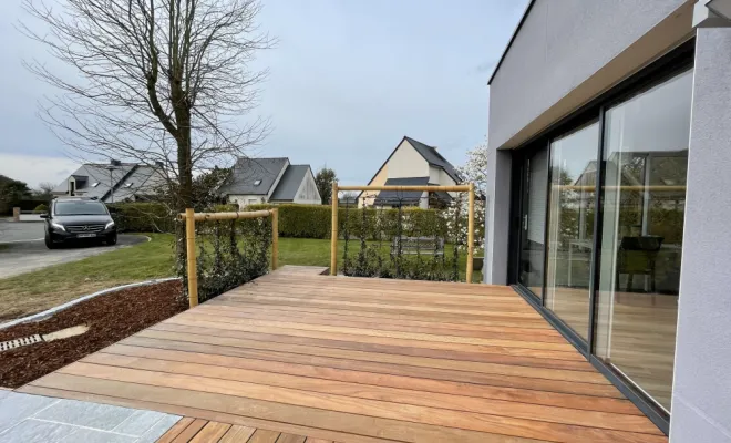 Terrasse en bois, Pleumeleuc, Tendance Naturelle