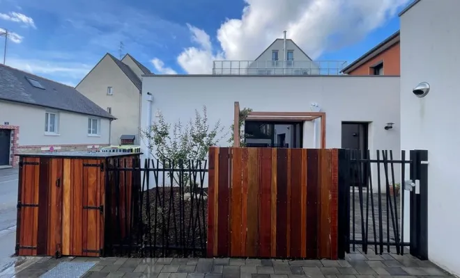 Clôture en bois, Pleumeleuc, Tendance Naturelle